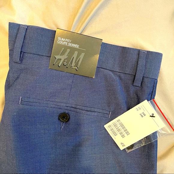 Men’s H&M Slim Fit Suit Dress Pants - Picture 3 of 5